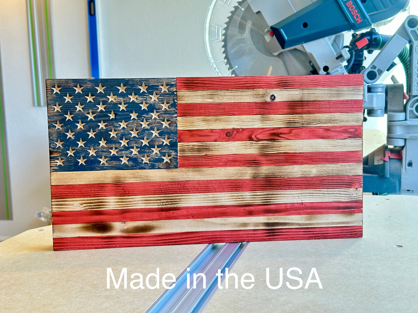 Weathered American Flag