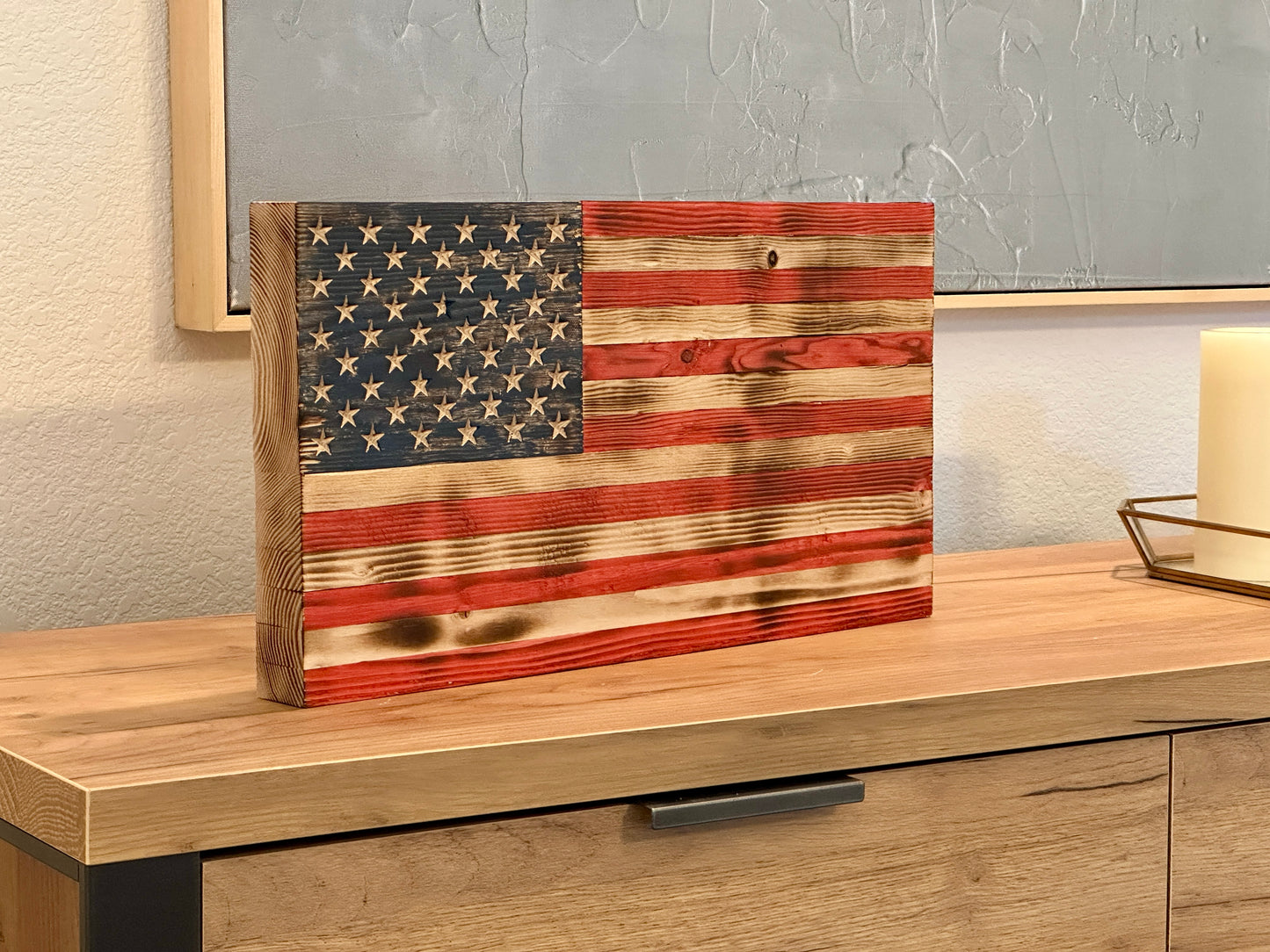 Weathered American Flag