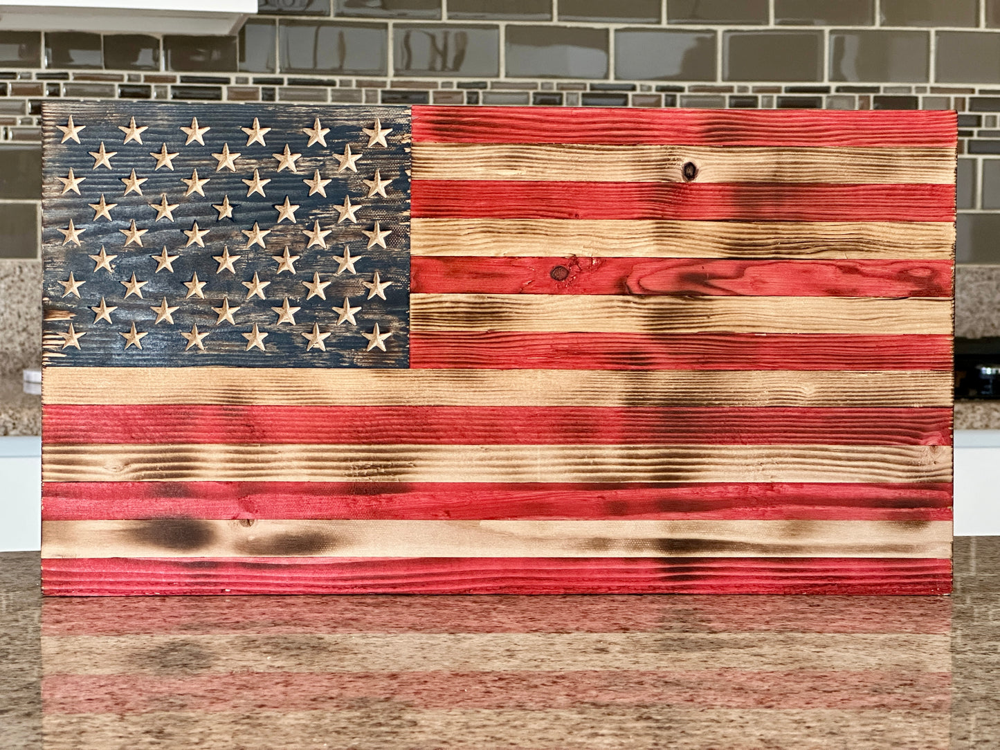 Weathered American Flag