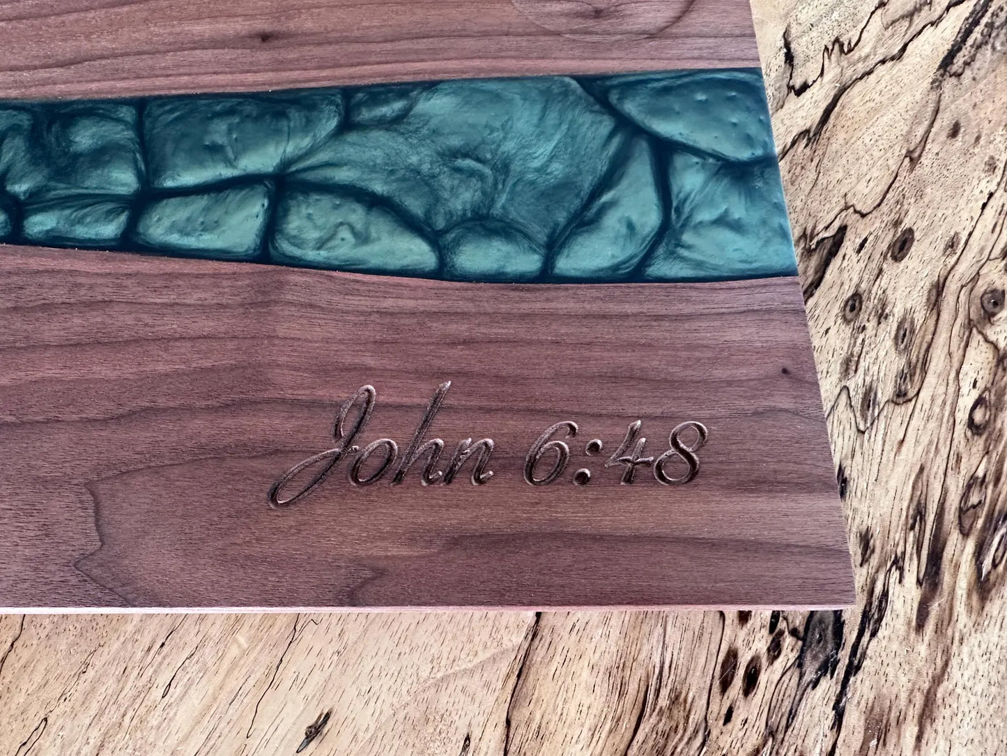 John 6:48 Serving Tray