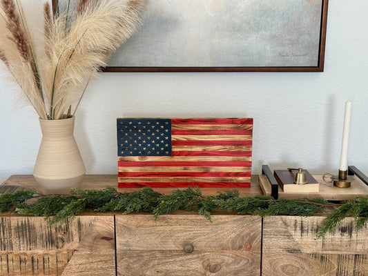 Rustic American Flag